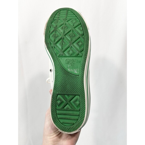 Converse Chuck Taylor All Star Retro Varsity Women Sz 10 Green / White - Picture 7 of 16